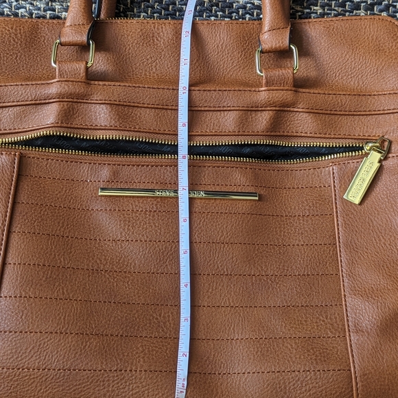 Steve Madden brown faux leather work bag - Picture 4 of 8